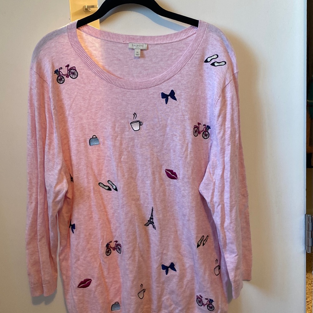Pink sweater